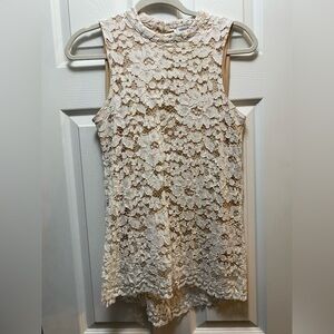 Rose & Olive Lace Top